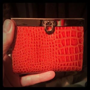 Leather credit card wallet, small